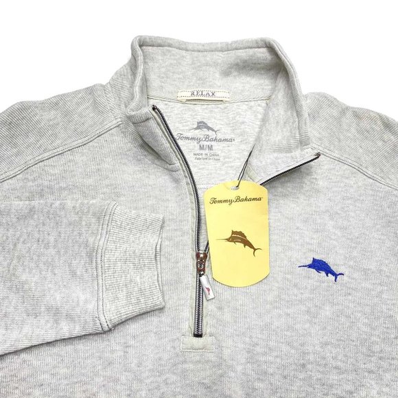 NWT Tommy Bahama Relax 1/2 Zip Pullover - Picture 4 of 6